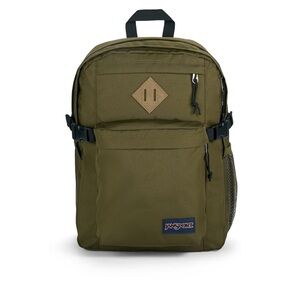 JanSport Main classic Campus style olive green backpack bag